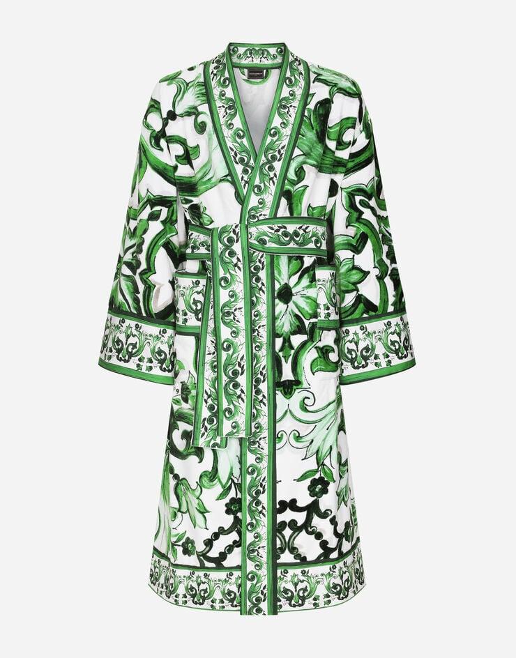 Dolce & Gabbana Albornoz De Rizo De Algodón