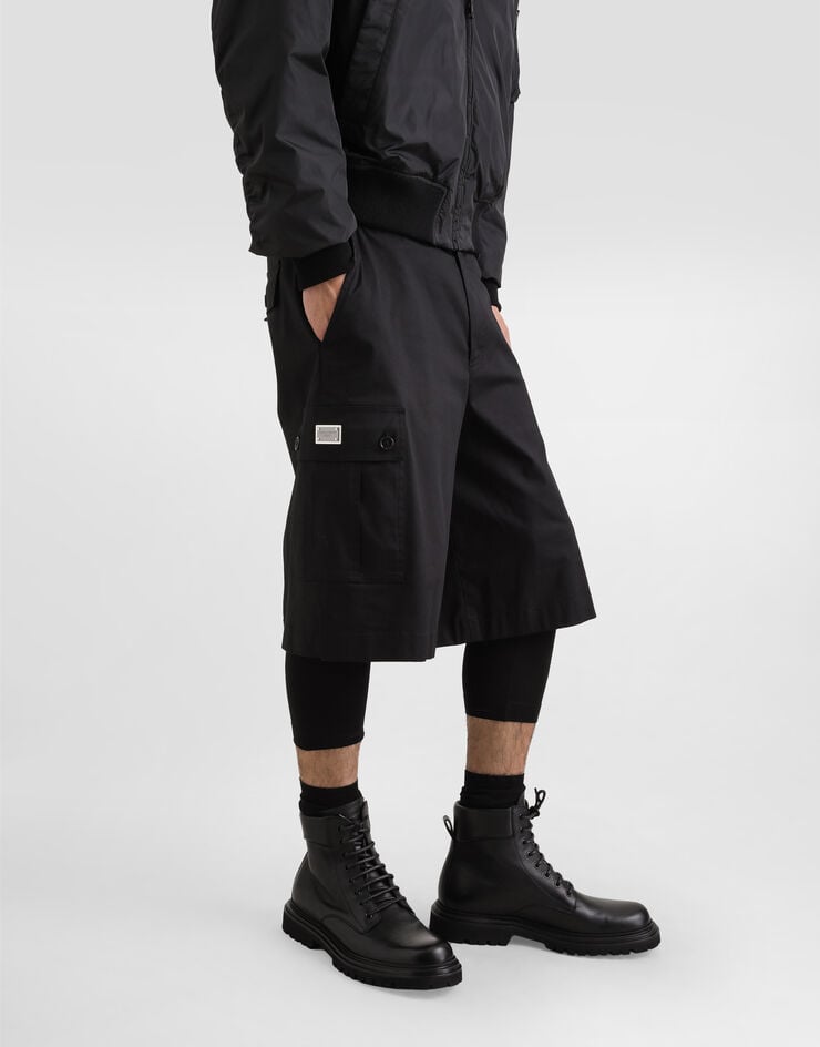 Dolce & Gabbana Bermudas Cargo De Algodón