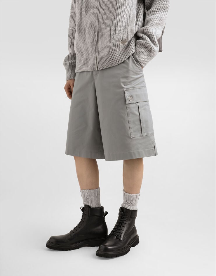 Dolce & Gabbana Bermudas Cargo De Algodón