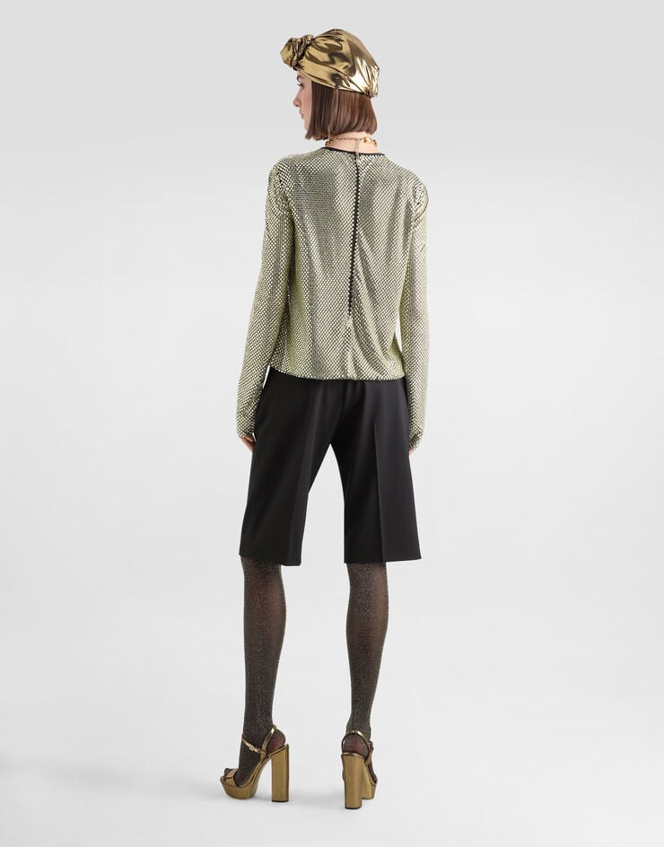 Dolce & Gabbana Bermudas De Sarga De Lana