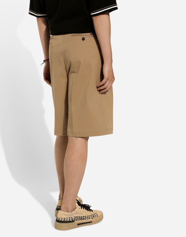 Dolce & Gabbana Bermudas En Dril De Algodón