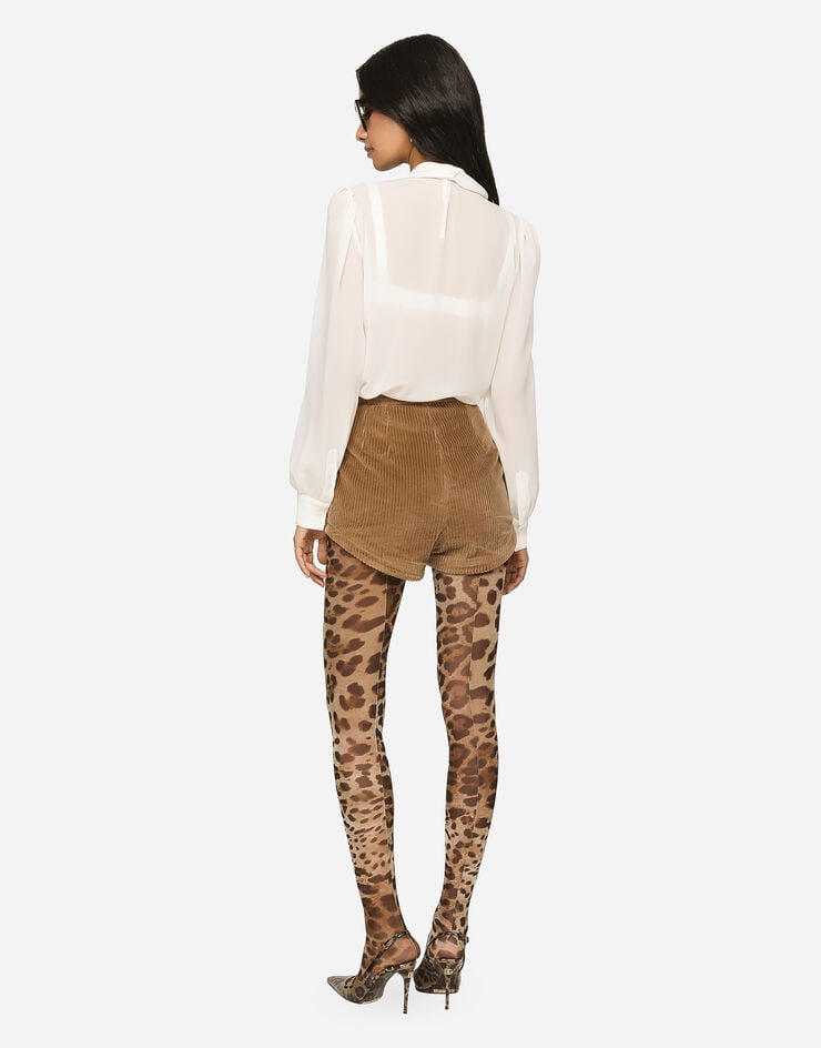 Dolce & Gabbana Blusa Con Volantes De Georgette