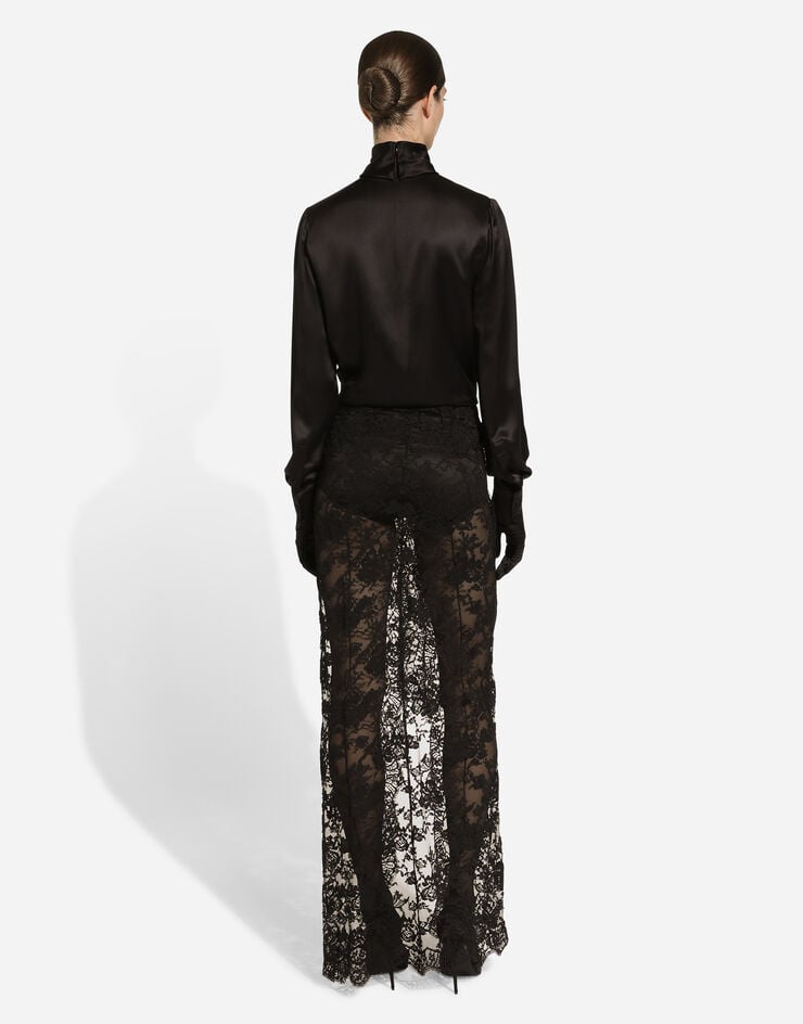 Dolce & Gabbana Blusa En Raso De Seda