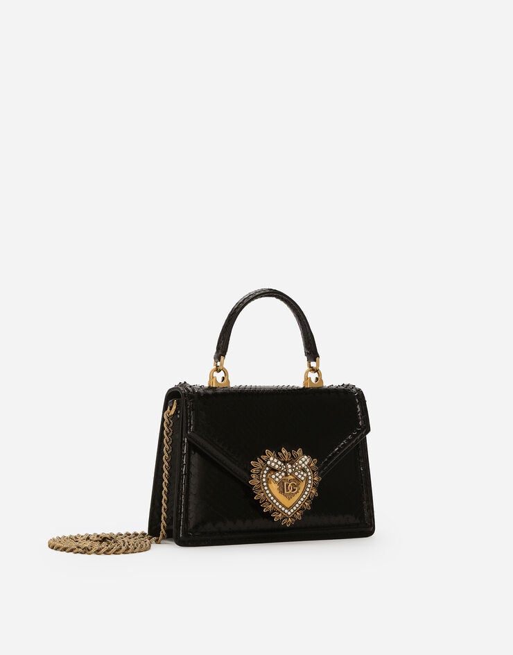 Dolce & Gabbana Bolso Devotion Pequeña En Pitón