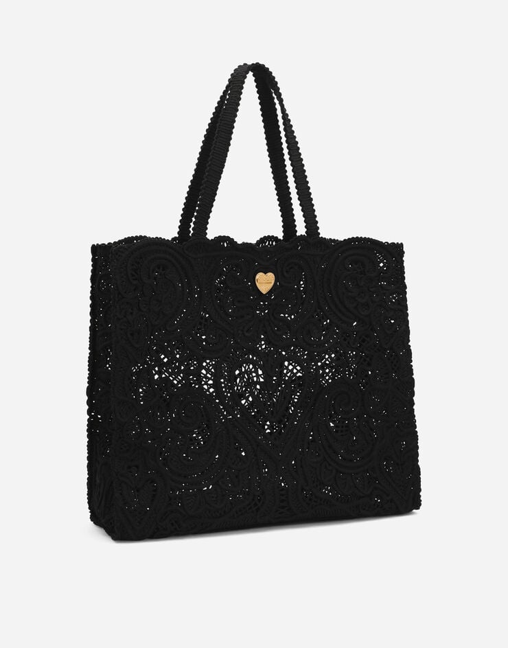 Dolce & Gabbana Bolso Grande Con Bordado Cordonetto