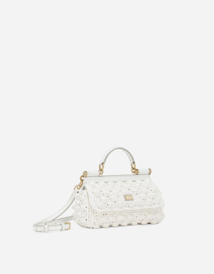 Dolce & Gabbana Bolso Sicily Pequeño De Rafia Tejida