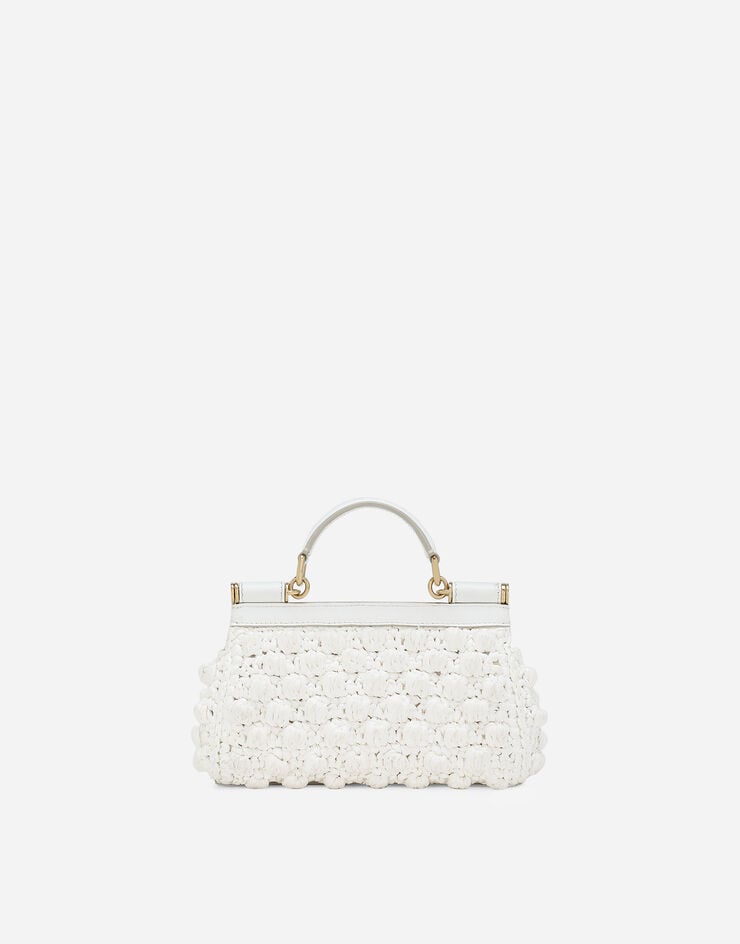 Dolce & Gabbana Bolso Sicily Pequeño De Rafia Tejida