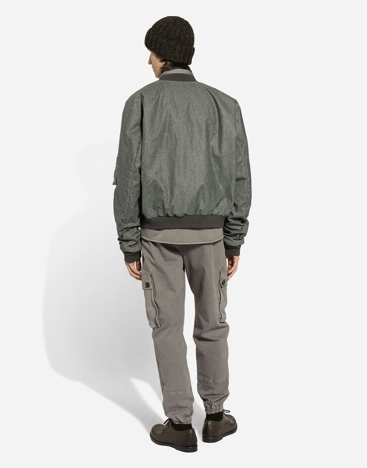 Dolce & Gabbana Bómber Oversize En Paño De Lino