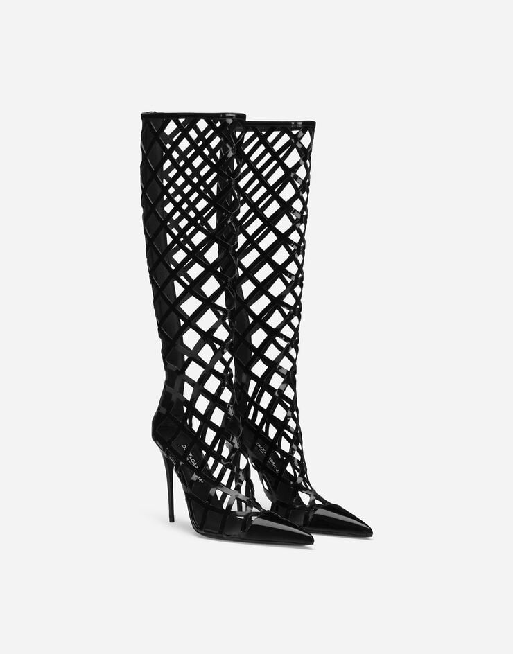 Dolce & Gabbana Bota En Piel De Becerro Brillante