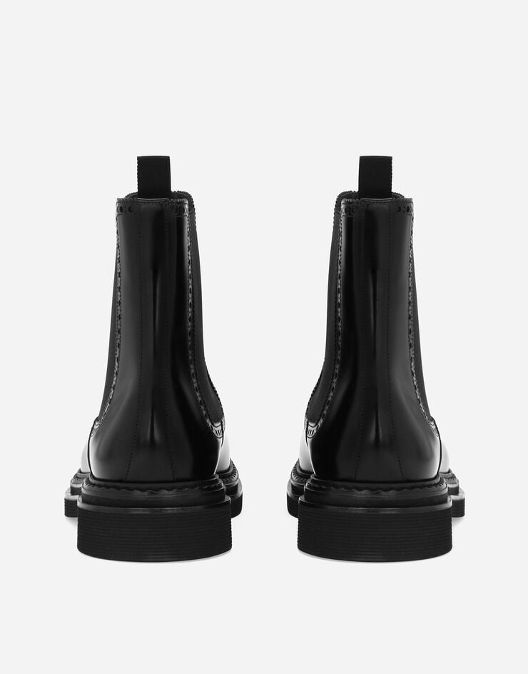 Dolce & Gabbana Botín En Piel De Becerro Cepillada