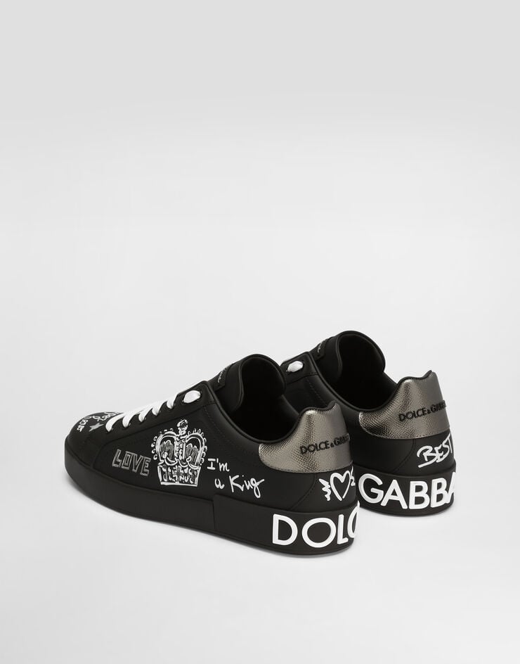 Dolce & Gabbana Calfskin Portofino Sneakers