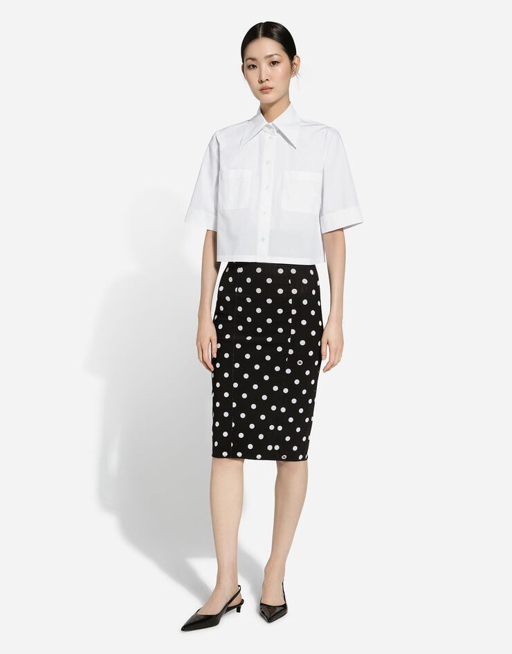 Dolce & Gabbana Camisa Corta De Algodón