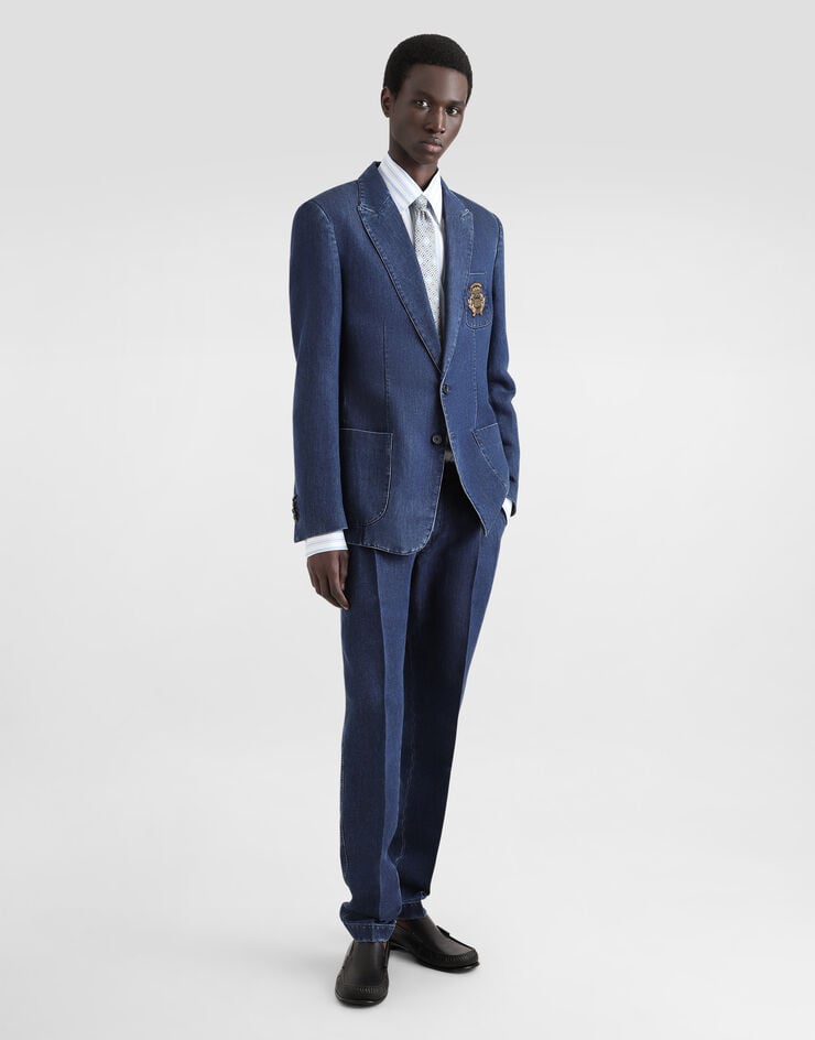 Dolce & Gabbana Camisa De Algodón A Rayas