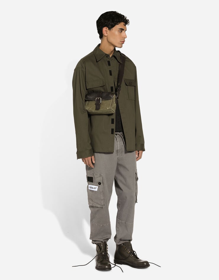 Dolce & Gabbana Camisa De Algodón Con Bolsillos