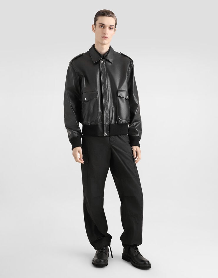 Dolce & Gabbana Camisa De Algodón Con Placa