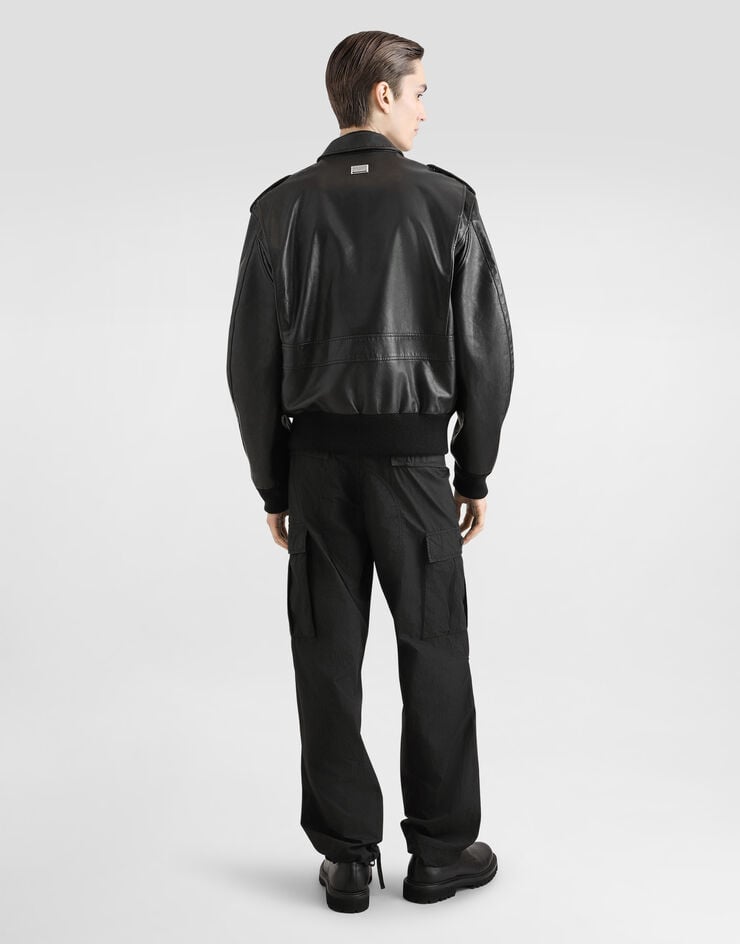 Dolce & Gabbana Camisa De Algodón Con Placa