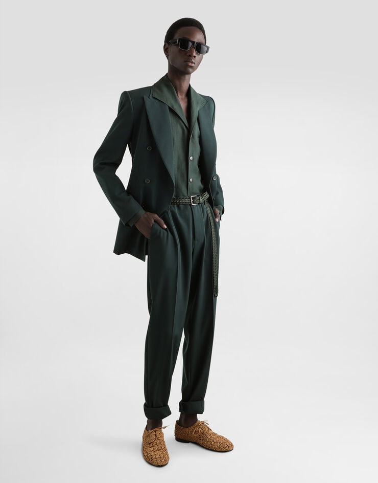 Dolce & Gabbana Camisa De Manga Larga De Lino