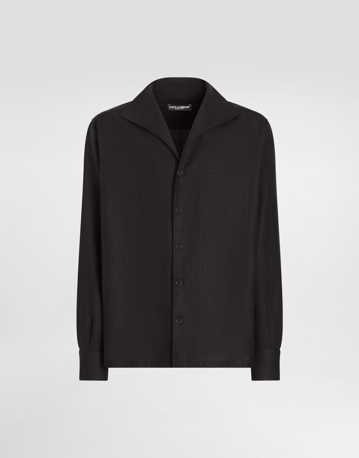 Dolce & Gabbana Camisa de manga larga de lino