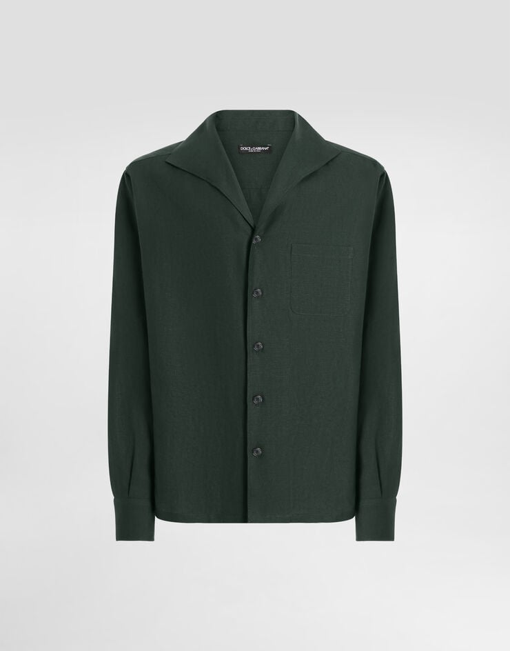 Dolce & Gabbana Camisa de manga larga de lino