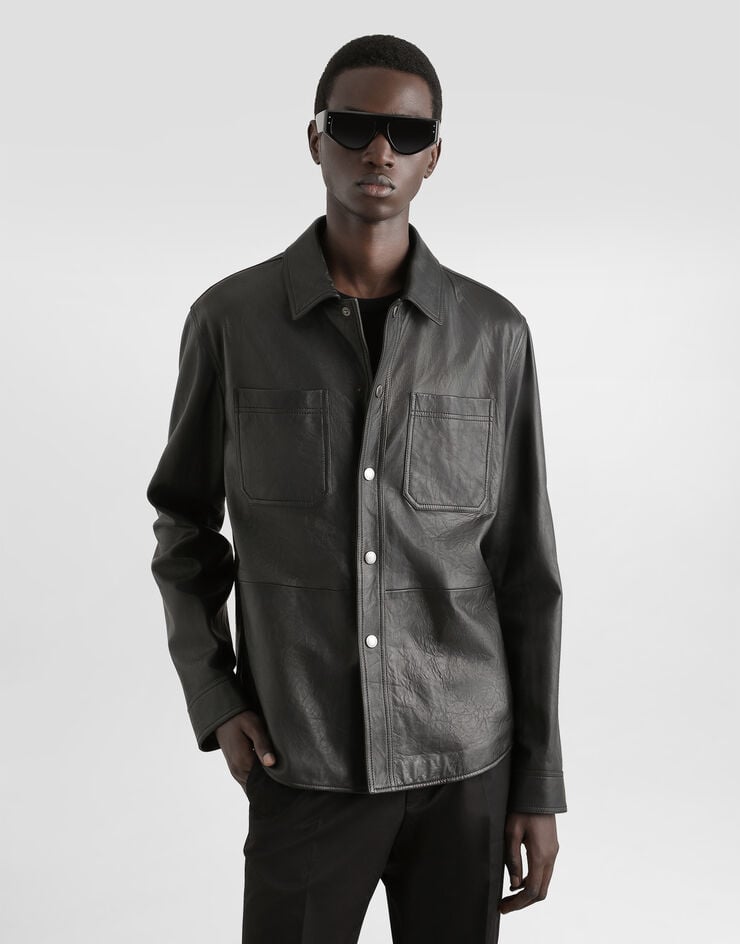 Dolce & Gabbana Camisa De Piel