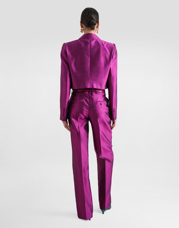 Dolce & Gabbana Camisa De Raso Con Lazo