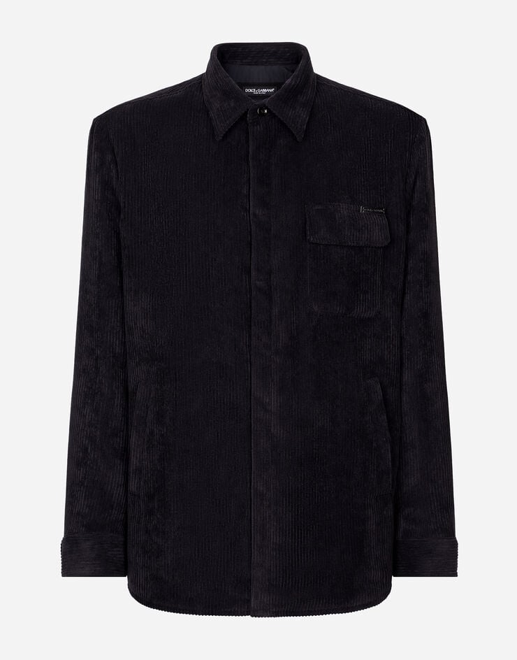 Dolce & Gabbana Camisa de terciopelo con forro