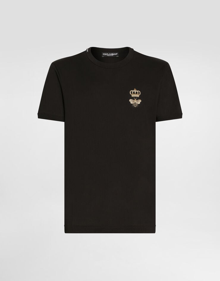 Dolce & Gabbana Camiseta de algodón con bordado