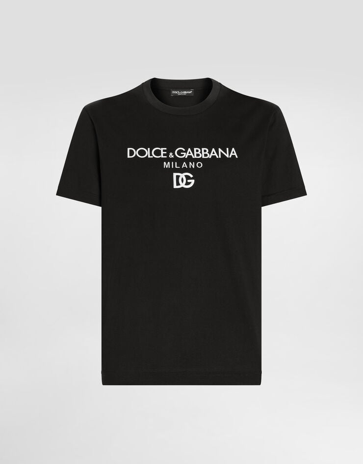Dolce & Gabbana Camiseta de algodón con DG bordado