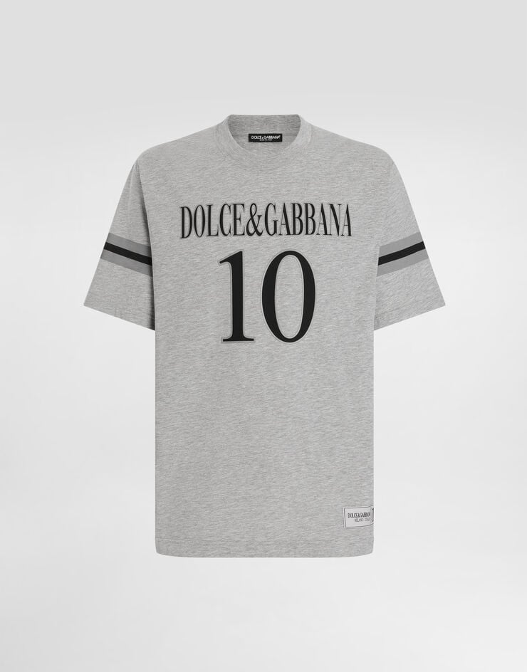 Dolce & Gabbana Camiseta De Algodón Con Logotipo