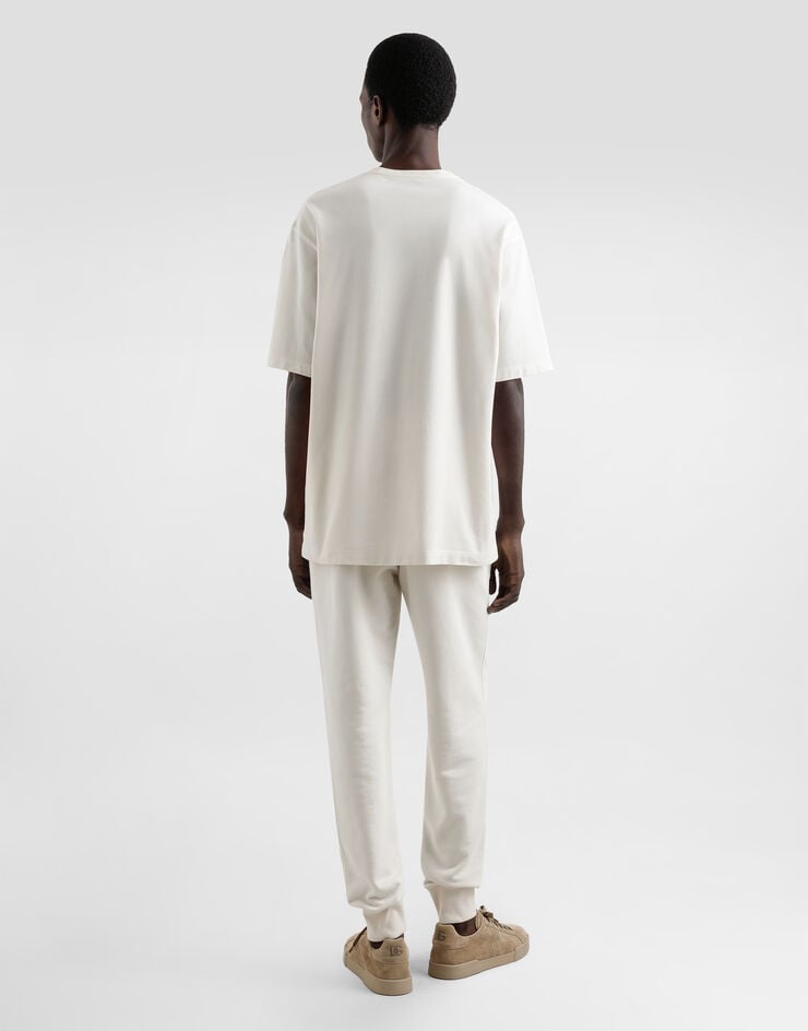 Dolce & Gabbana Camiseta De Algodón Con Placa