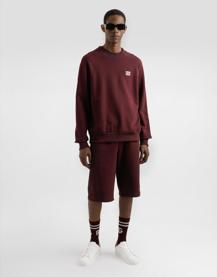 Dolce & Gabbana Camiseta De Algodón Con Placa