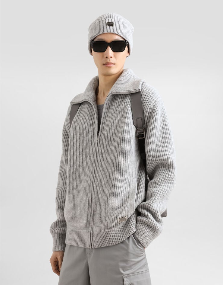 Dolce & Gabbana Cárdigan De Lana Con Placa