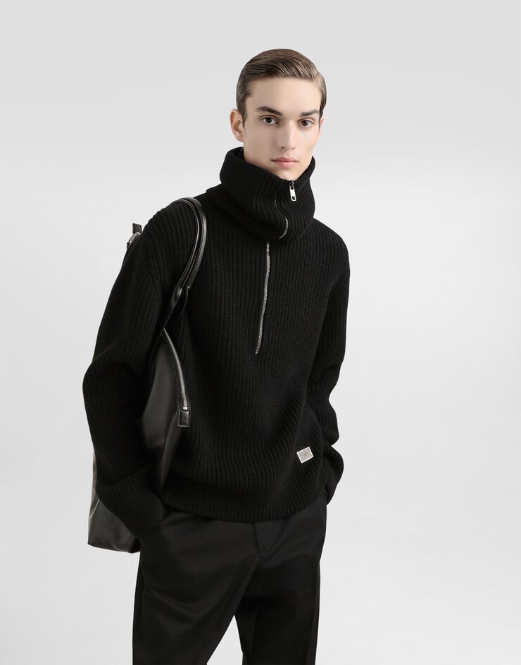 Dolce & Gabbana Cárdigan De Lana Con Placa