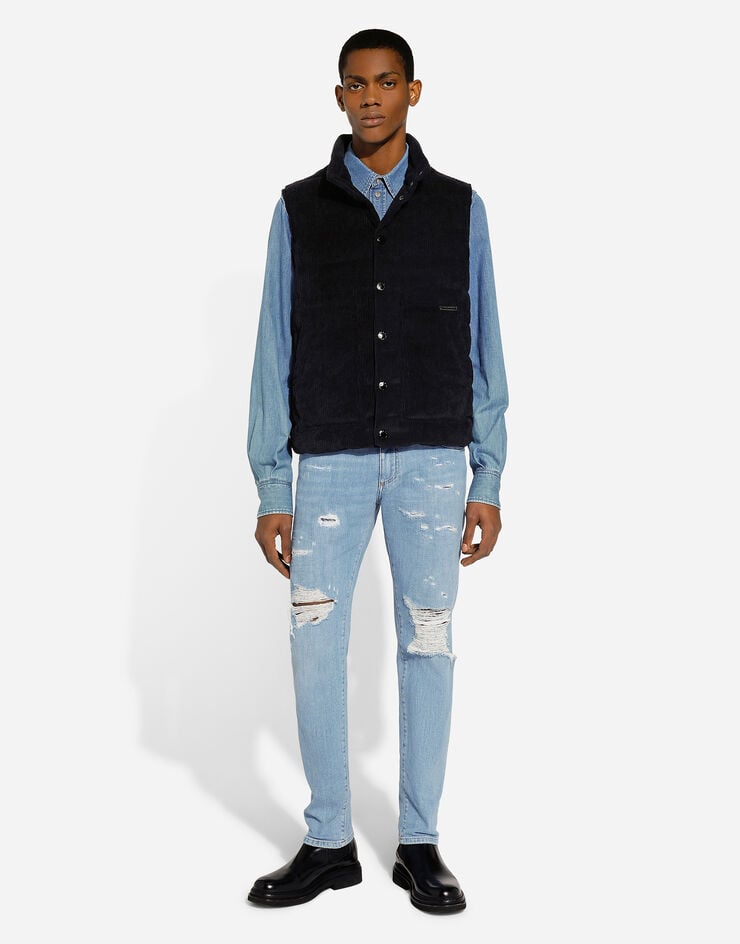 Dolce & Gabbana Chaleco Acolchado Con Forro