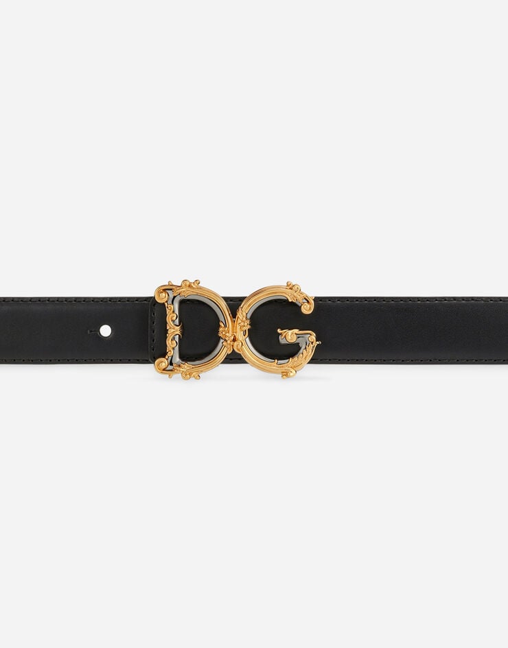 Dolce & Gabbana Cinturón De Becerro Con Logotipo