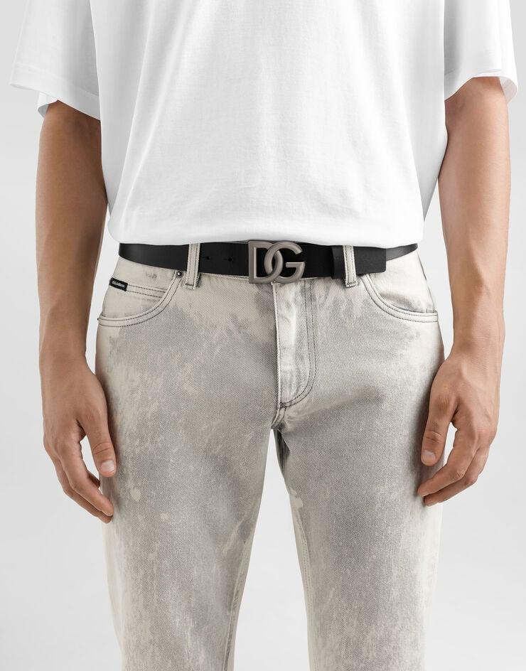 Dolce & Gabbana Cinturón De Cuero Con Logotipo DG