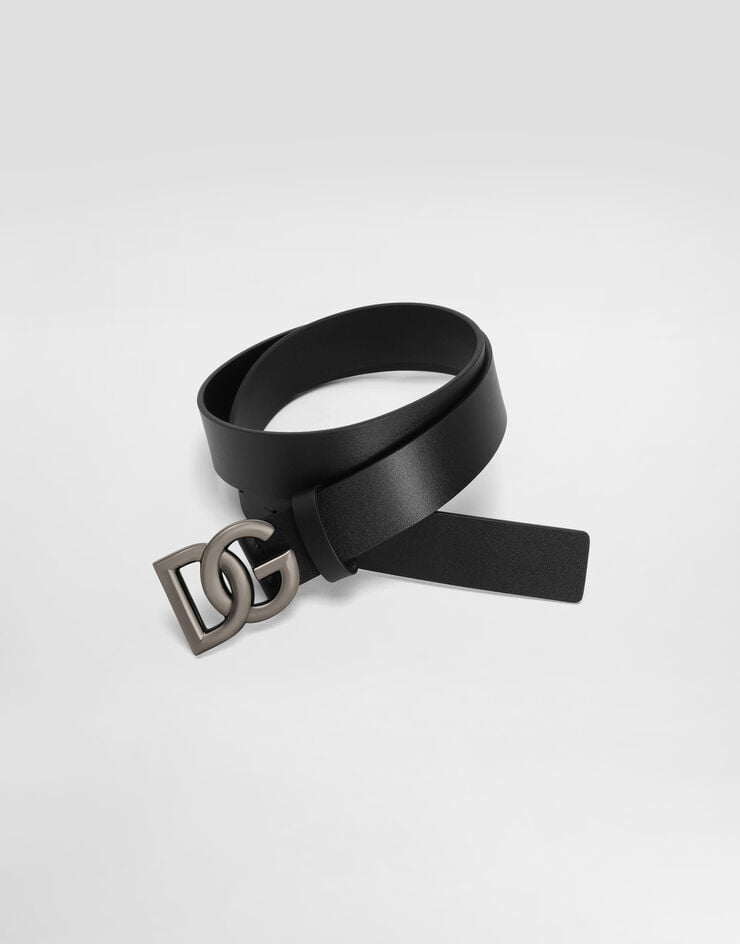 Dolce & Gabbana Cinturón De Cuero Con Logotipo DG