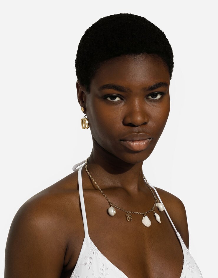 Dolce & Gabbana Collar Con Logotipo DG Y Conchas