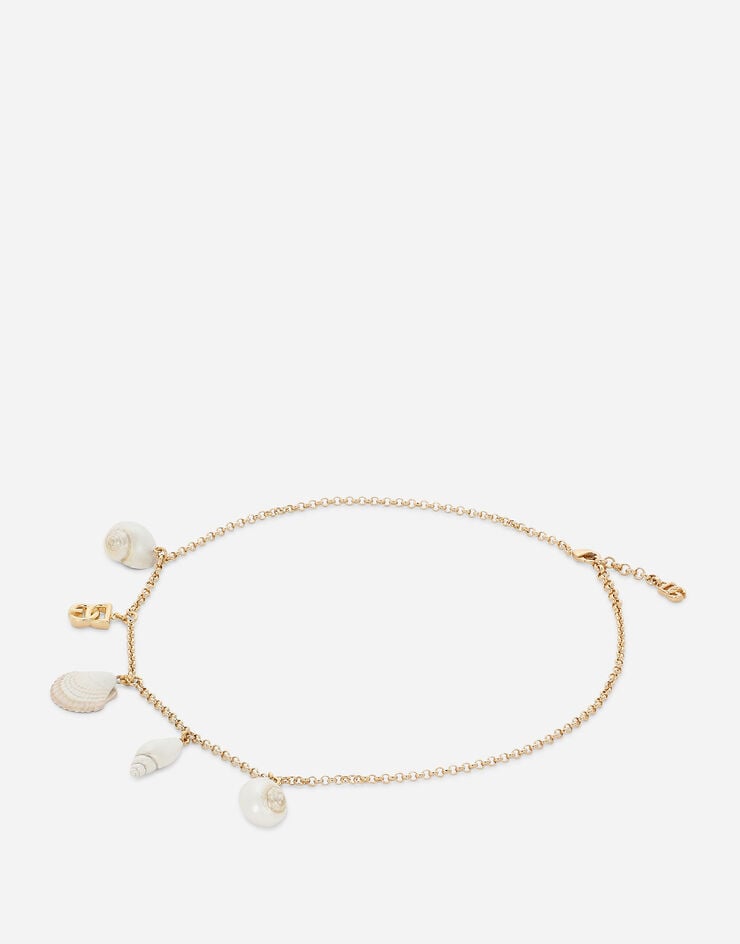 Dolce & Gabbana Collar Con Logotipo DG Y Conchas