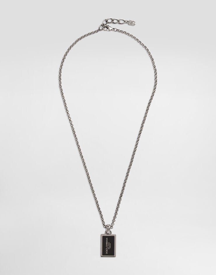 Dolce & Gabbana Collar de metal con logotipo