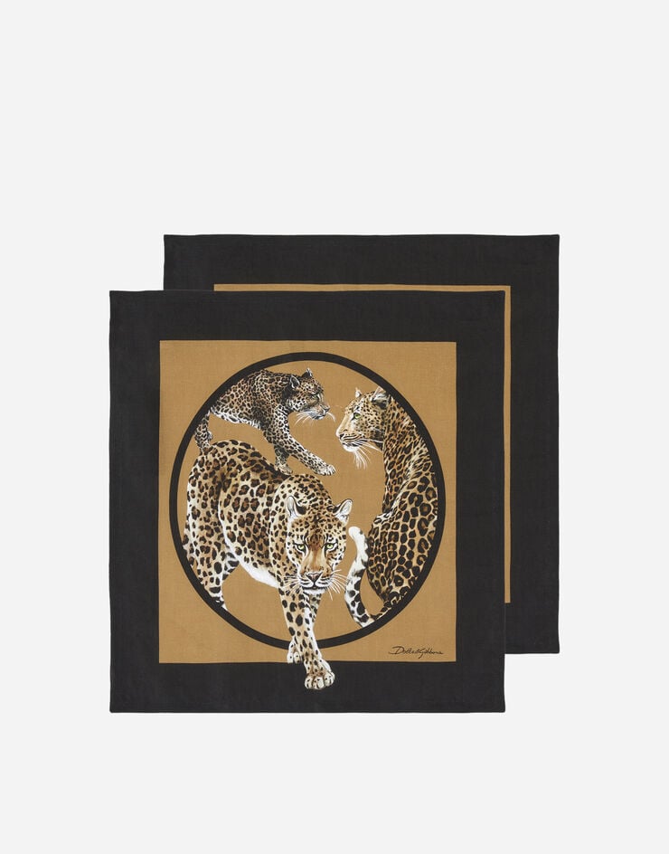 Dolce & Gabbana Conjunto De 2 Servilletas De Lino