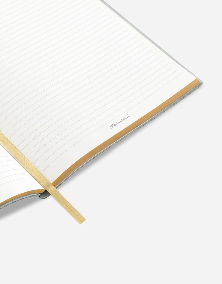 Dolce & Gabbana Cuaderno Grande De Piel Pautado