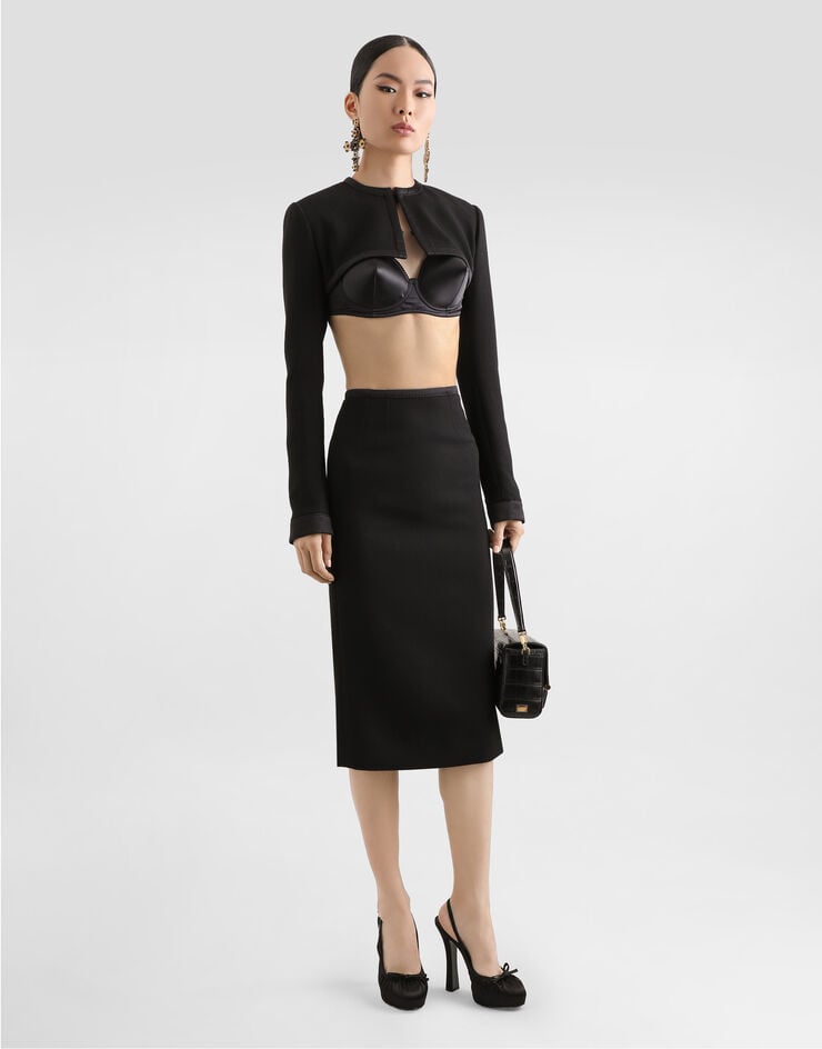 Dolce & Gabbana Cubrehombros De Crepé De Lana