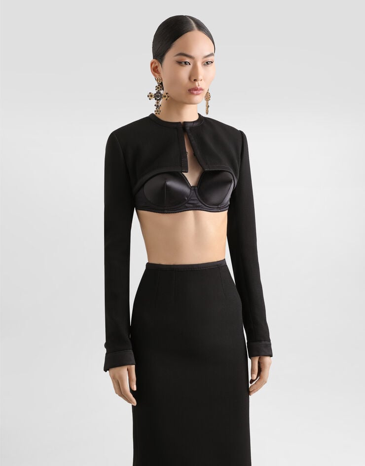 Dolce & Gabbana Cubrehombros De Crepé De Lana