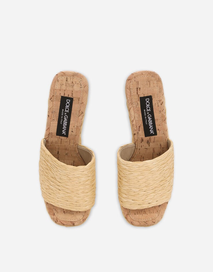 Dolce & Gabbana Cuña De Rafia Trenzada