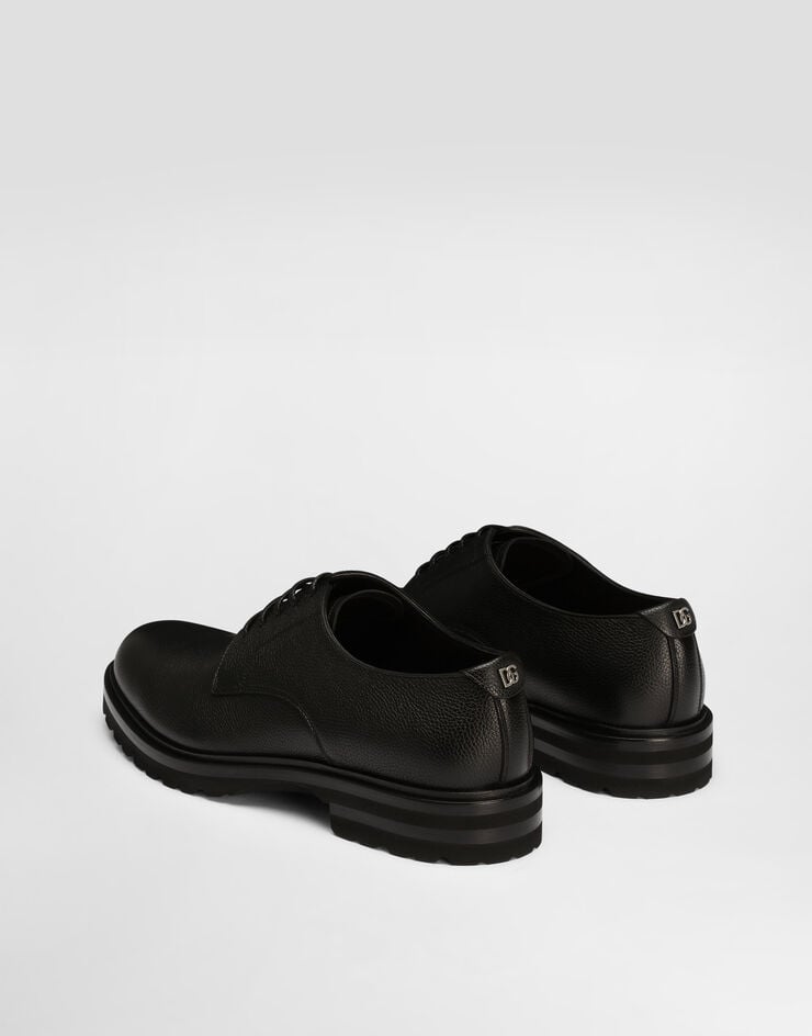 Dolce & Gabbana Derby En Piel De Becerro Granulada