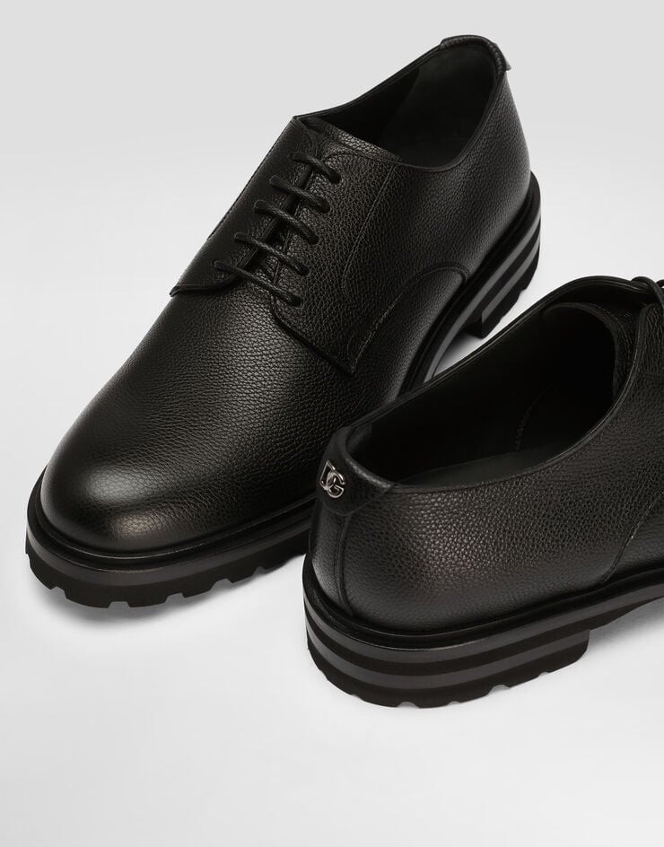 Dolce & Gabbana Derby En Piel De Becerro Granulada