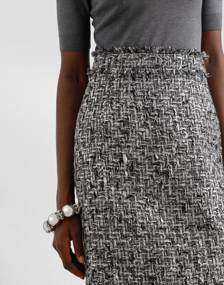 Dolce & Gabbana Falda Midi De Tubo De Tweed Raschel