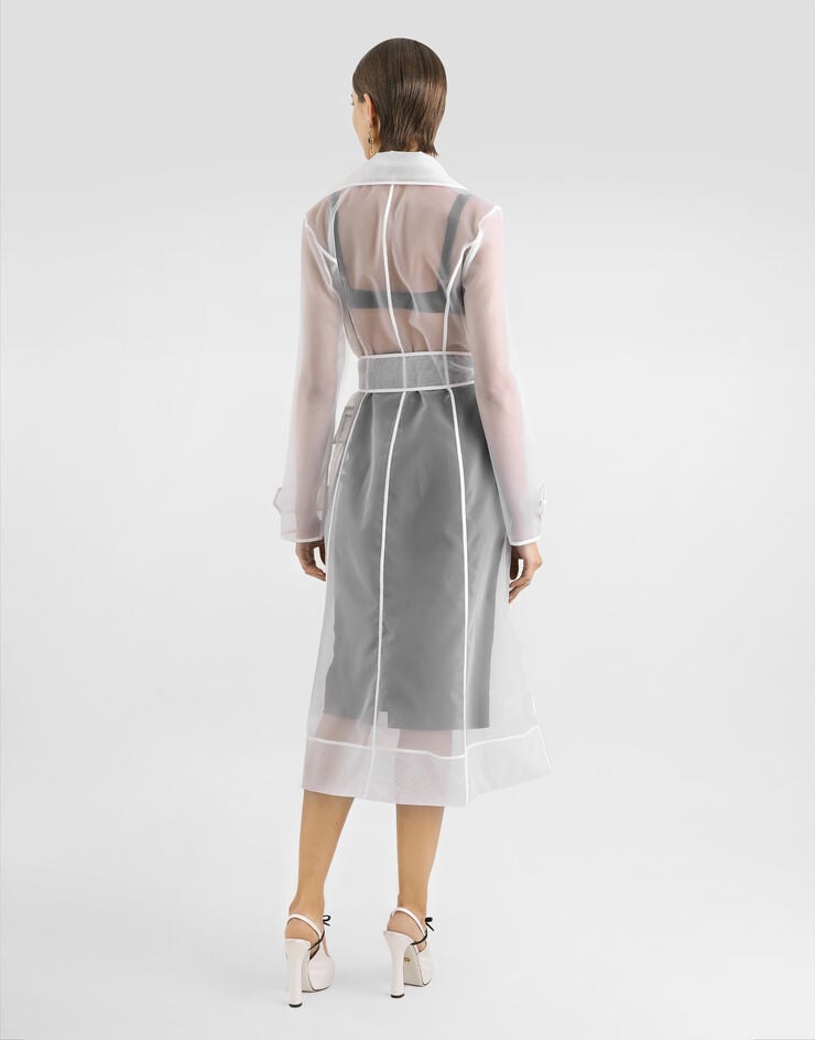 Dolce & Gabbana Gabardina De Organza Técnica