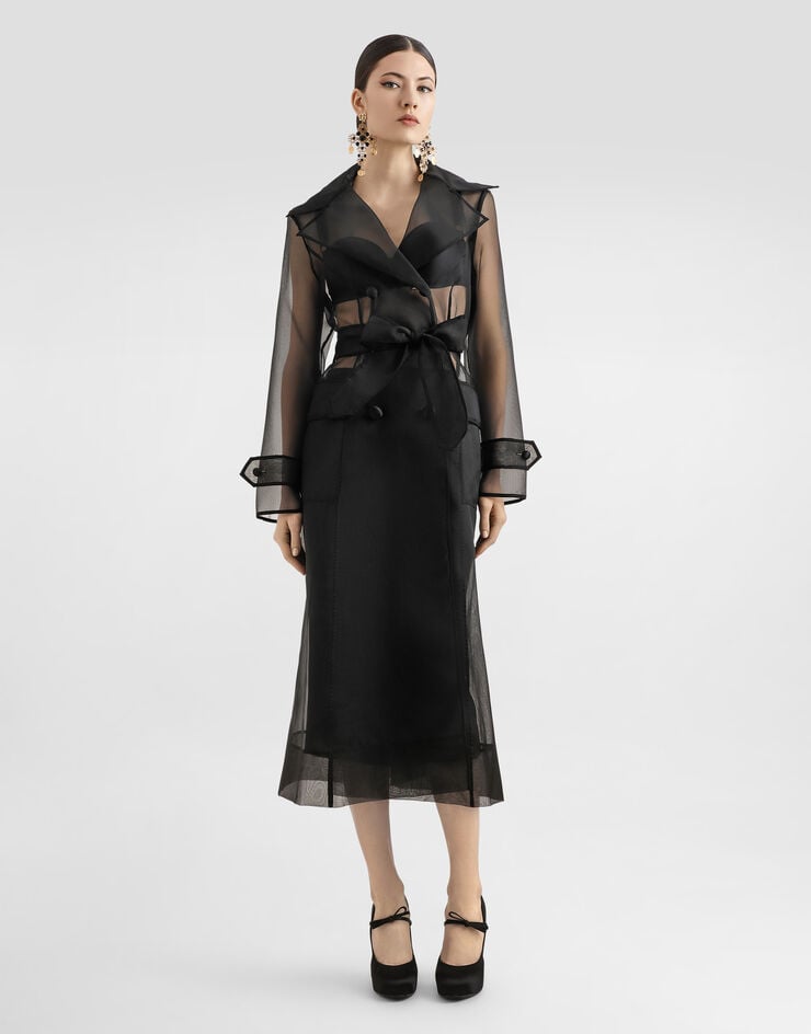 Dolce & Gabbana Gabardina De Organza Técnica